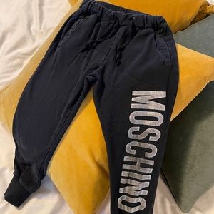 Moschino boys sweatpants in black